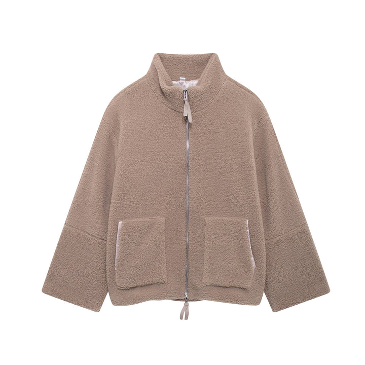 Veste zippée oversize | Look urbain structuré
