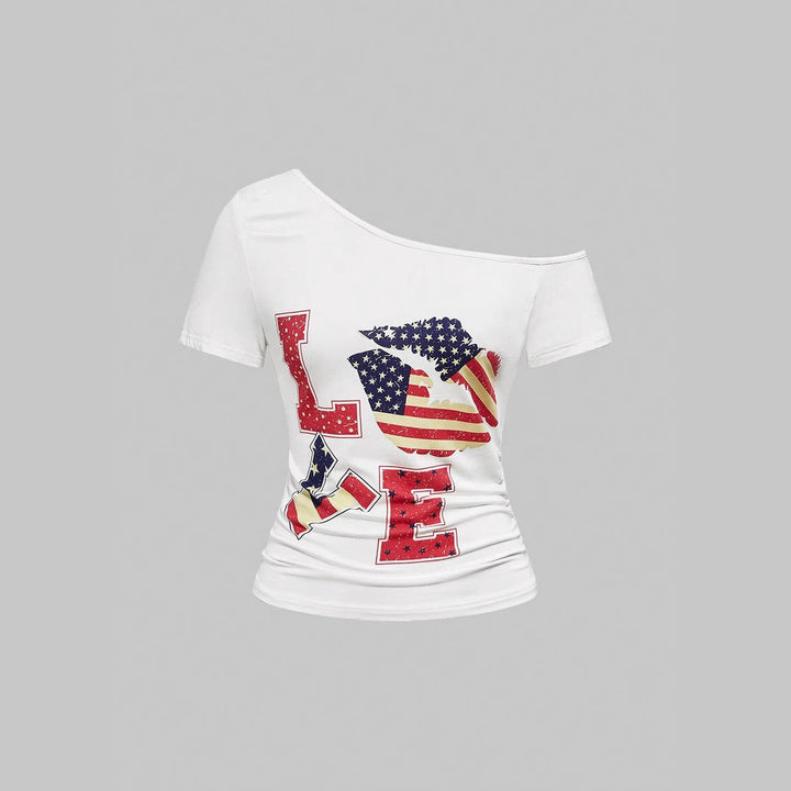 T-shirt à épaule dénudée | Détente créative