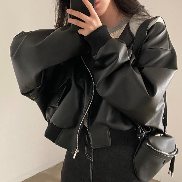 Blouson court oversize | Style urbain décontracté