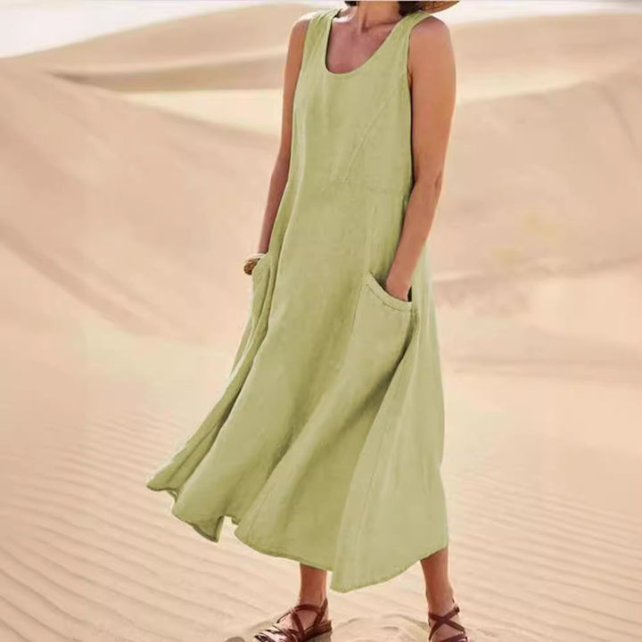 Robe longue sans manches | Liberté de mouvement et style estival