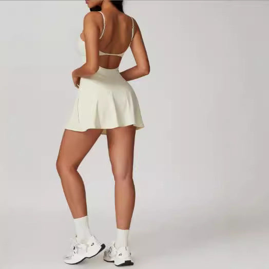 Robe de Sport Femme 2 en 1 avec Short Intégré | Élégance et Performance Quotidienne