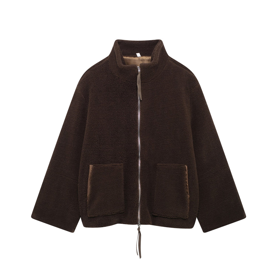 Veste zippée oversize | Look urbain structuré