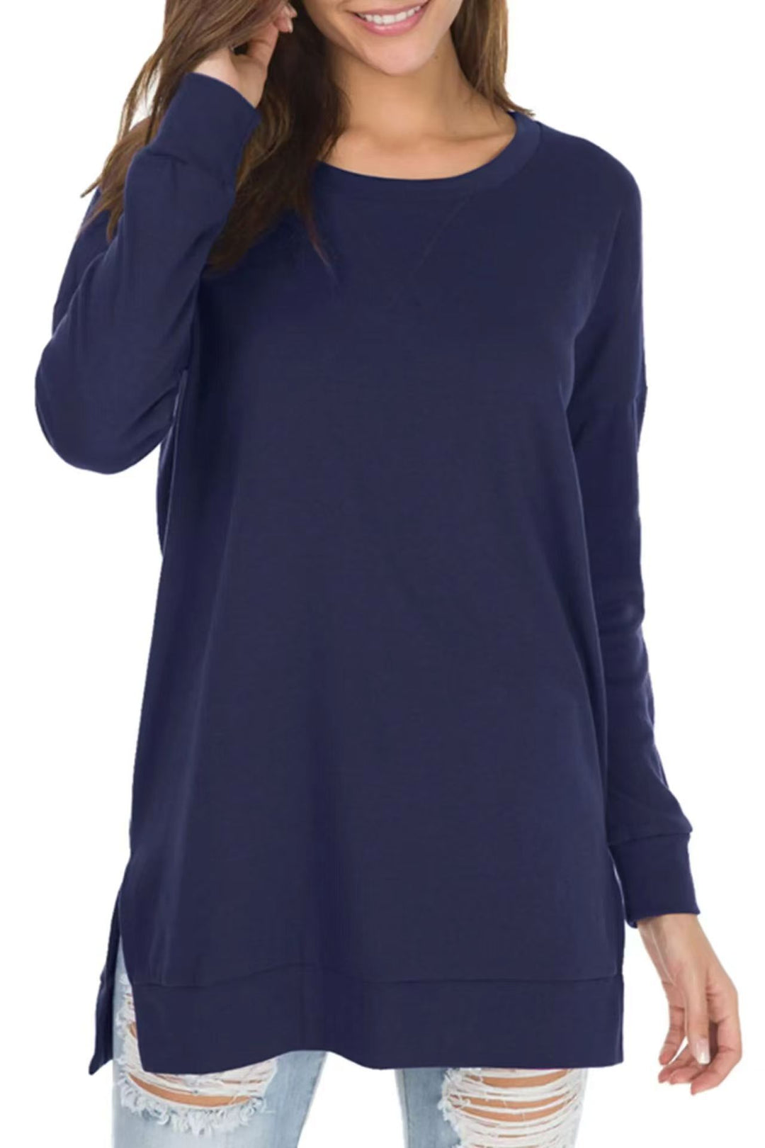 Pull Long Décontracté | Confort Casual au Style Moderne