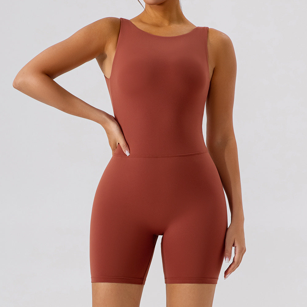 Combinaison de Sport Femme Dos Plongeant & Effet Push-Up | Liberté & Style Sculptant