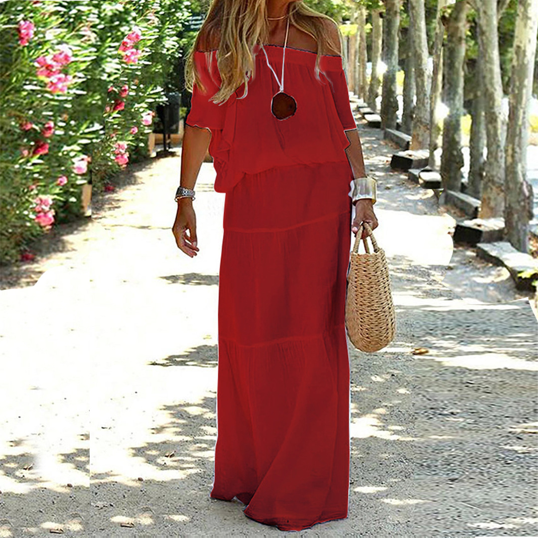 Robe longue d'été | Élégance bord de mer