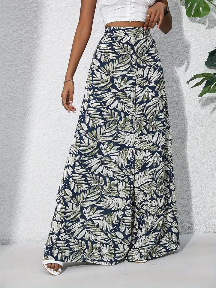 Pantalon large imprimé | Léger et parfait pour l'été
