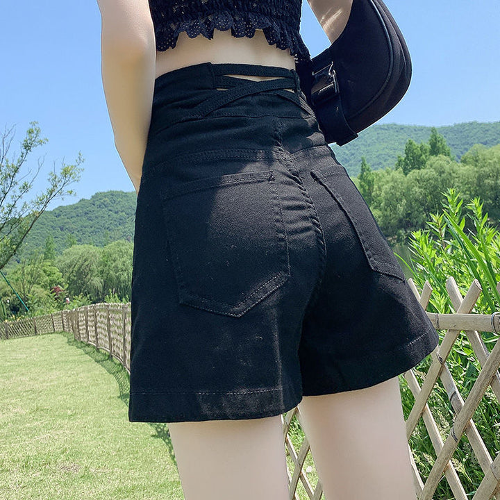 Short taille haute lacé | Élégance estivale
