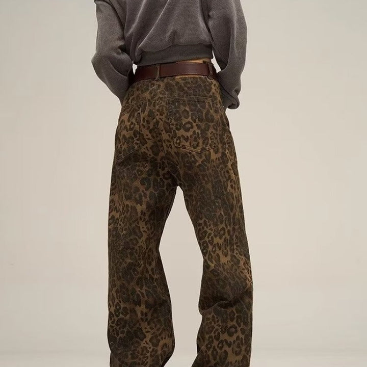 Jean imprimé léopard | Tendance audacieuse