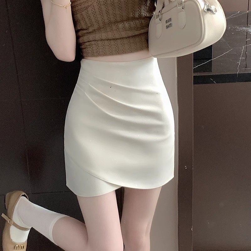 Mini-jupe élégante à effet superposé | Parfaite pour un look chic et moderne
