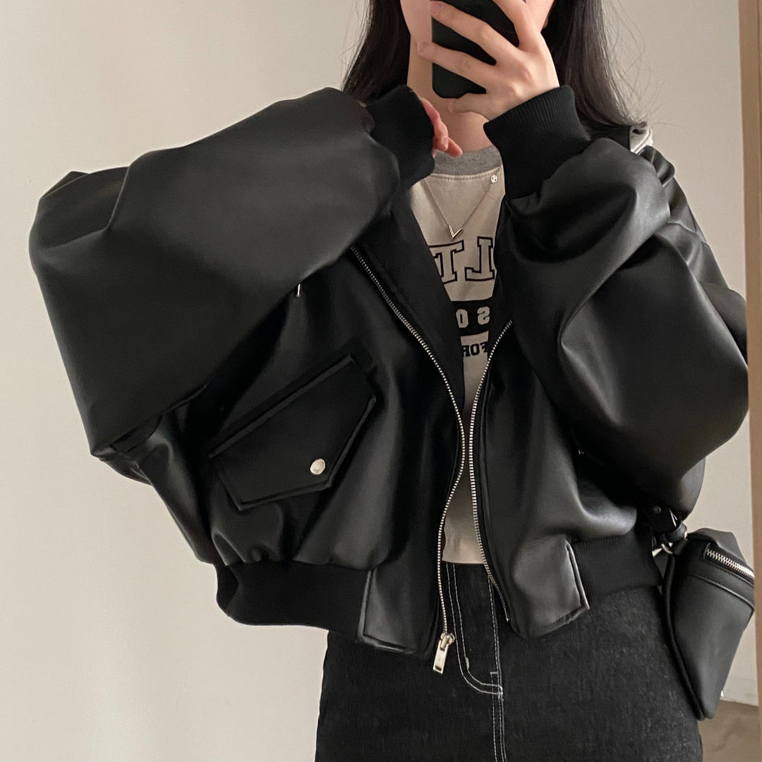 Blouson court oversize | Style urbain décontracté