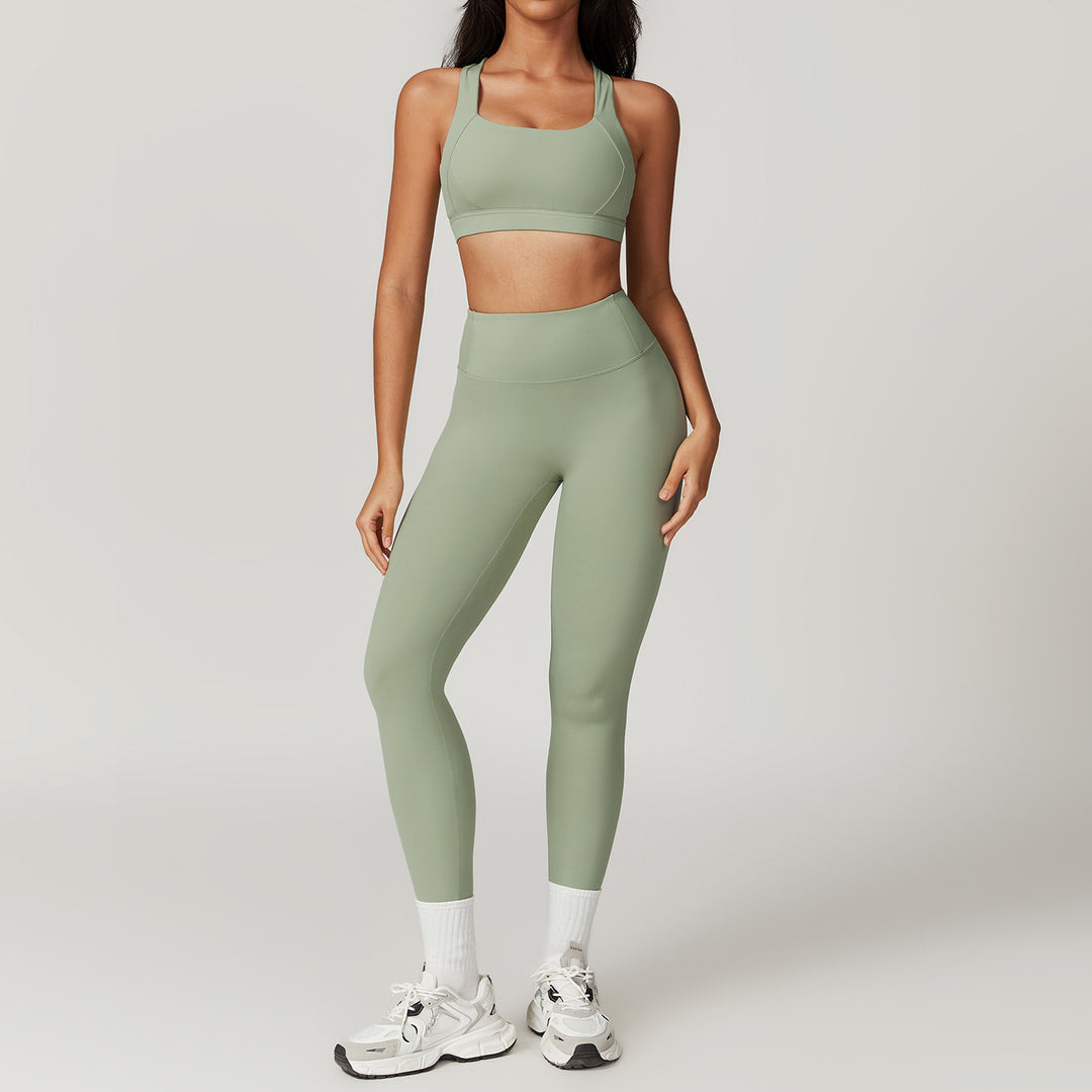 Ensemble Brassière & Legging Taille Haute Sans Couture | Confort Sculptant & Ultra-Doux