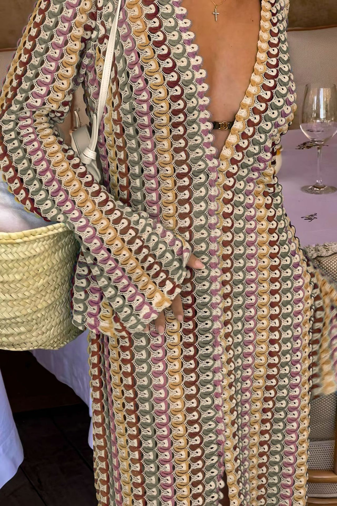 Robe longue fluide | Chic estival coloré