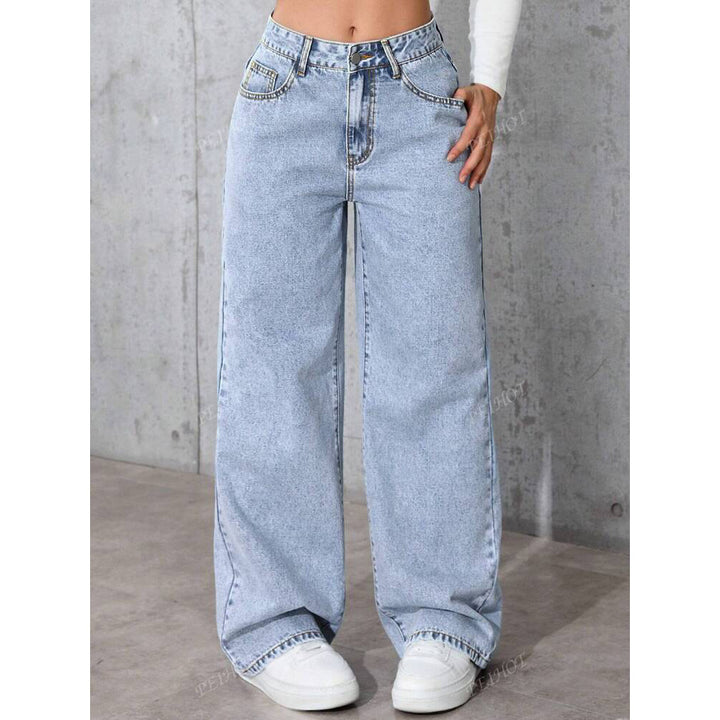 Pantalon large taille haute | Confort quotidien tendance