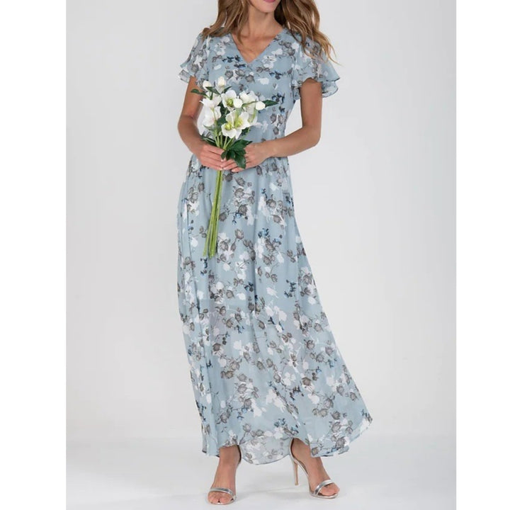 Robe longue fleurie à volants | Élégance aérienne pour les beaux jours