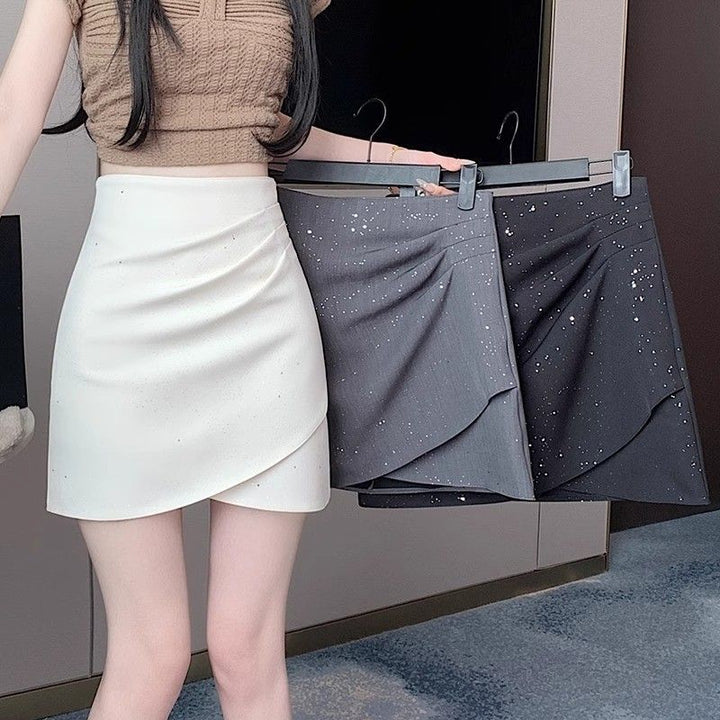 Mini-jupe élégante à effet superposé | Parfaite pour un look chic et moderne