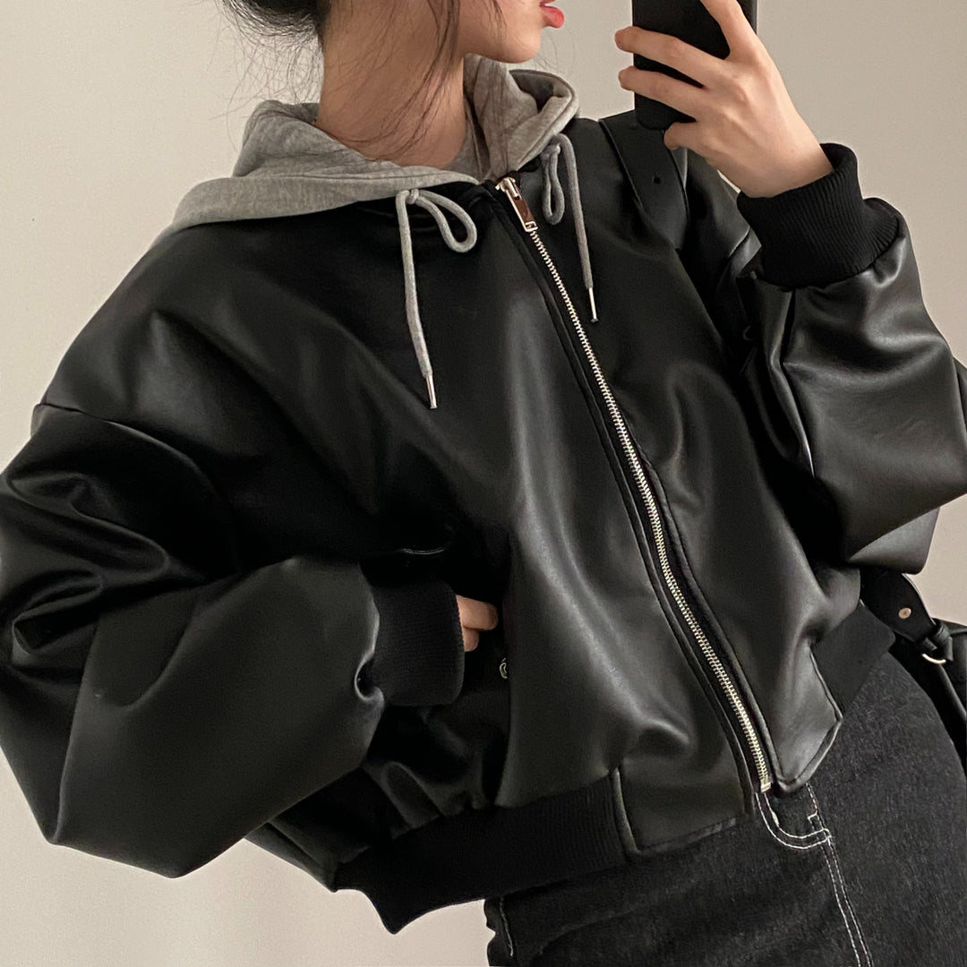 Blouson court oversize | Style urbain décontracté