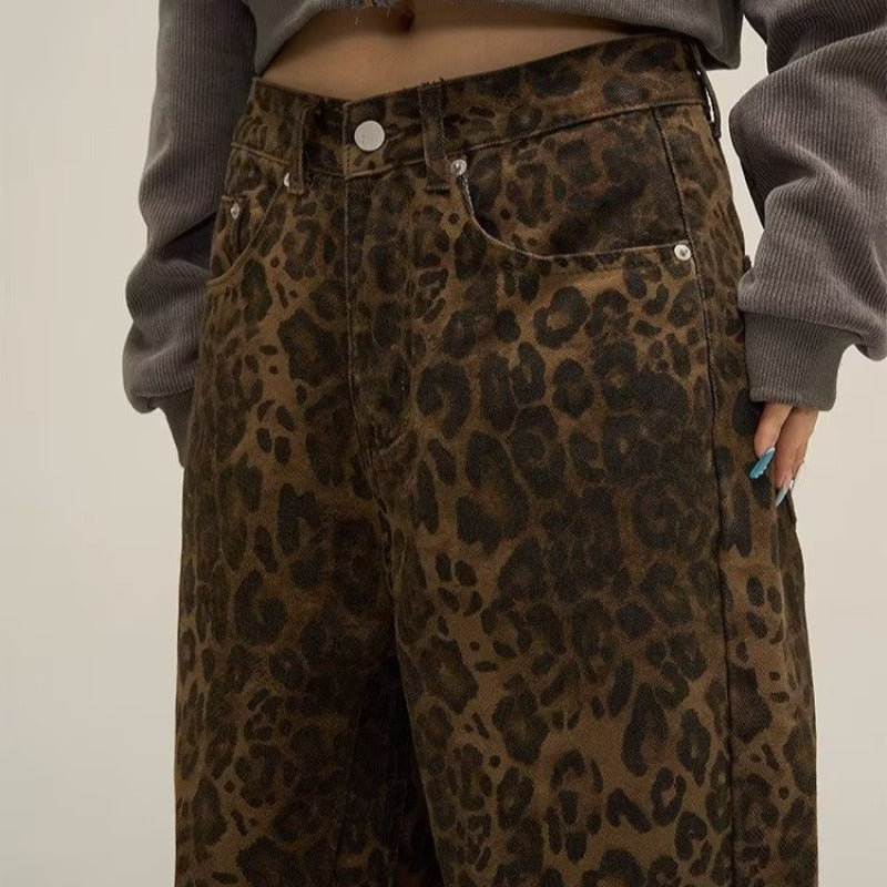 Jean imprimé léopard | Tendance audacieuse