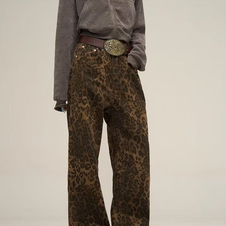 Jean imprimé léopard | Tendance audacieuse