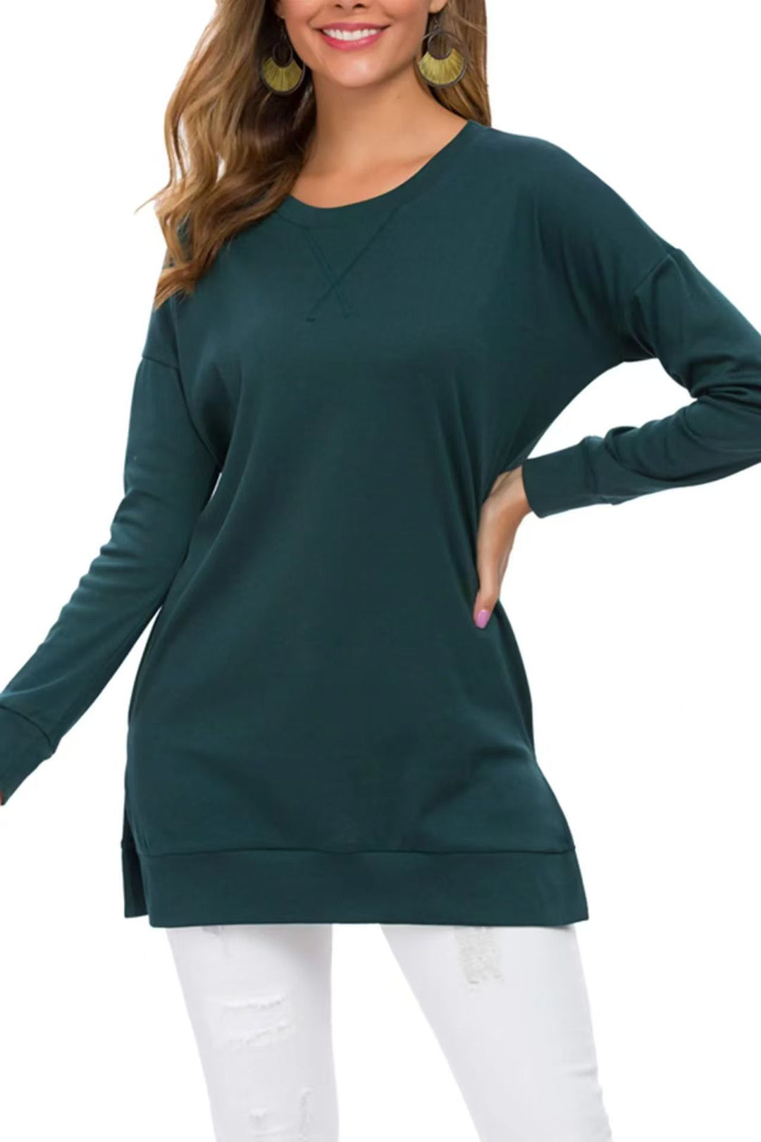 Pull Long Décontracté | Confort Casual au Style Moderne