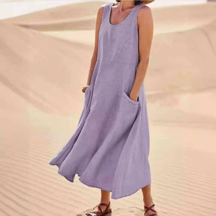 Robe longue sans manches | Liberté de mouvement et style estival