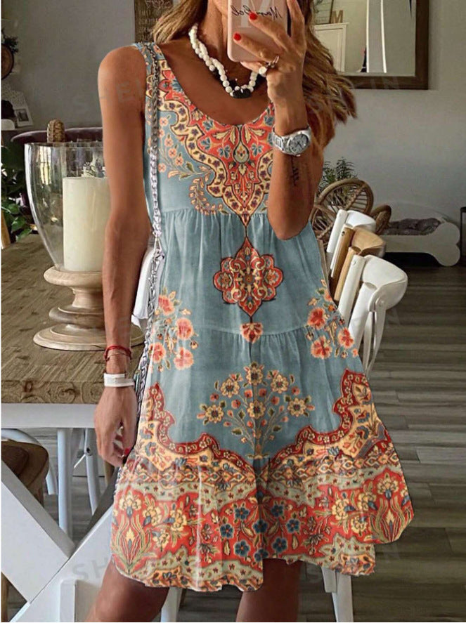 Robe d’été sans manches | Fraîcheur bohème au quotidien