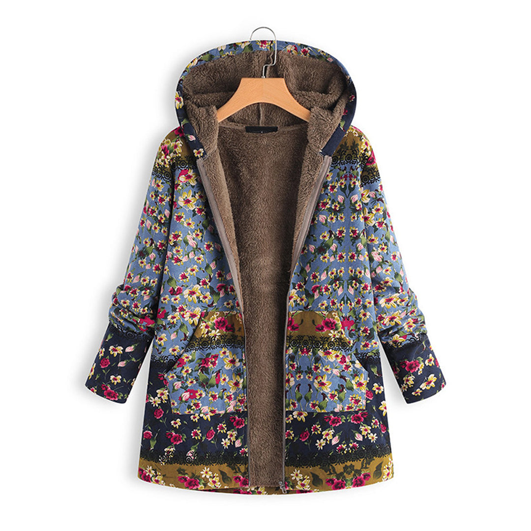 Veste longue à capuche pour femme | Parfaite pour l'hiver