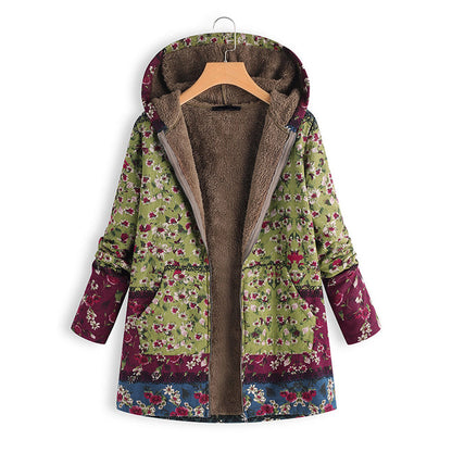 Veste longue à capuche pour femme | Parfaite pour l'hiver
