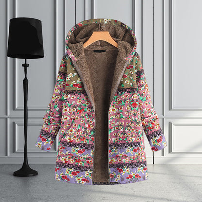 Veste longue à capuche pour femme | Parfaite pour l'hiver