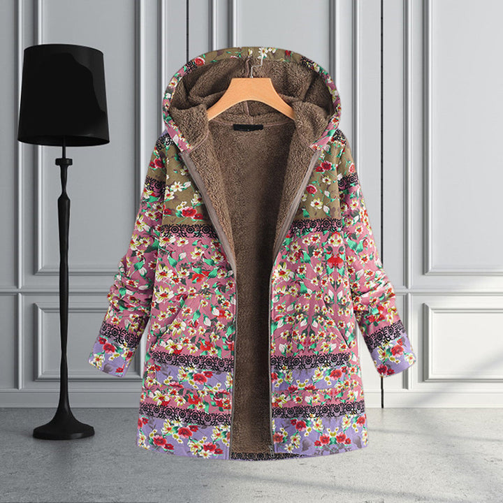 Veste longue à capuche pour femme | Parfaite pour l'hiver