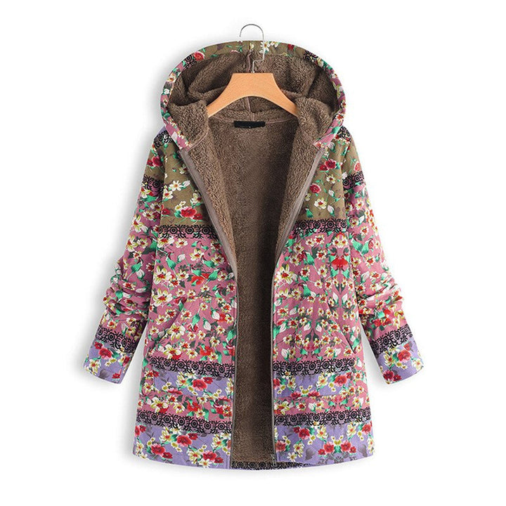 Veste longue à capuche pour femme | Parfaite pour l'hiver