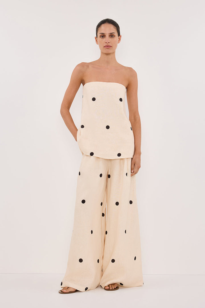 Ensemble à pois ample | Look estival moderne et fluide