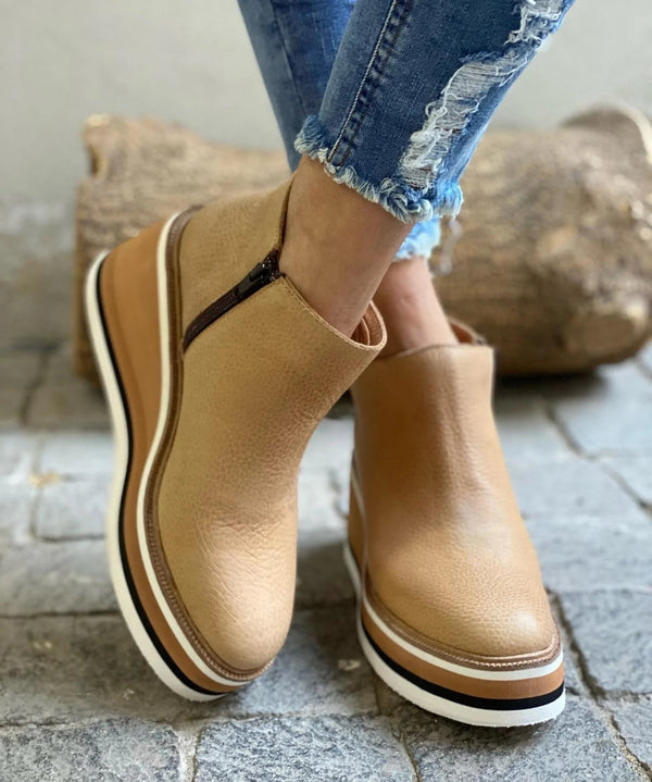 Bottines à plateforme zippées | Confort moderne au quotidien