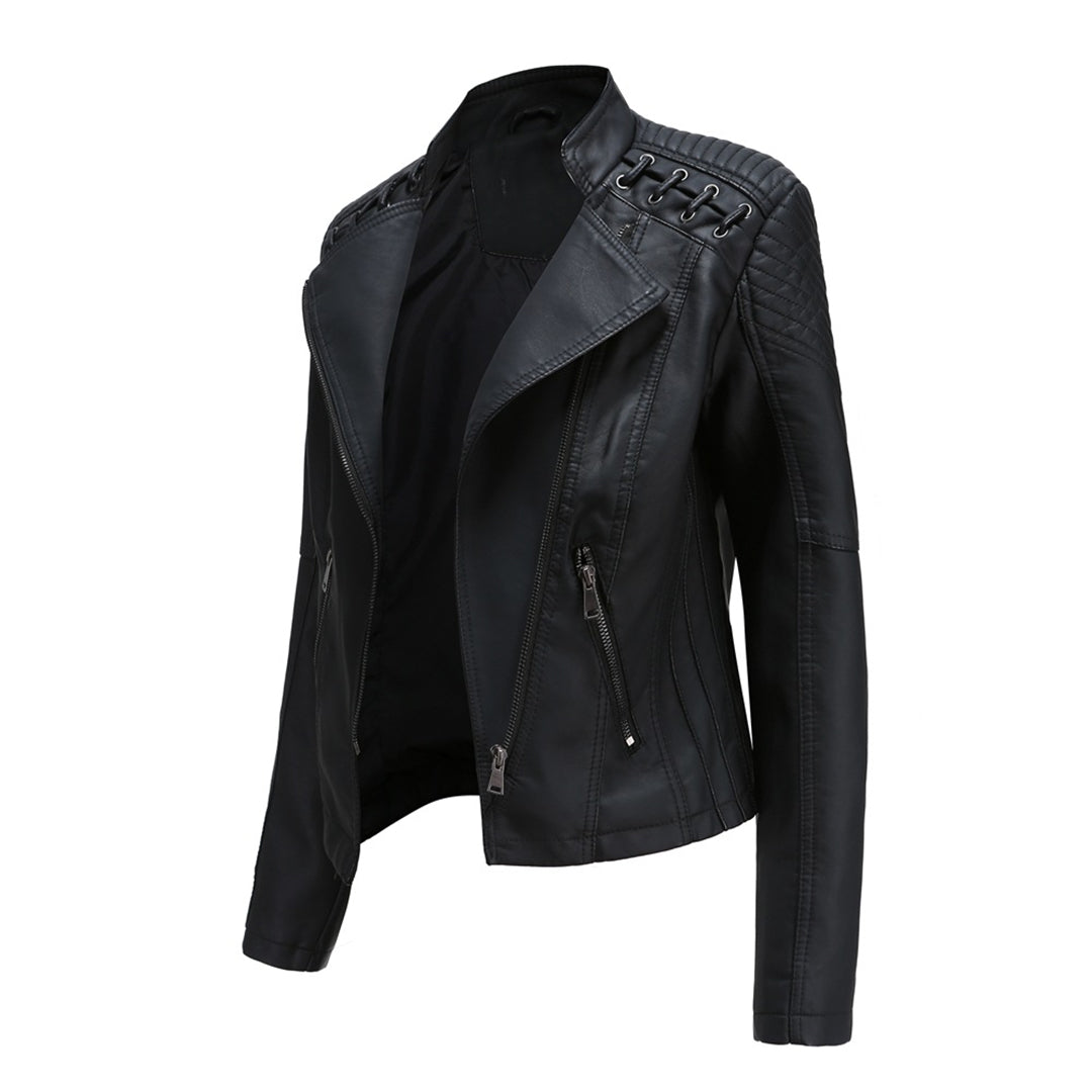 Veste en cuir stylée | Look audacieux et sophistiqué