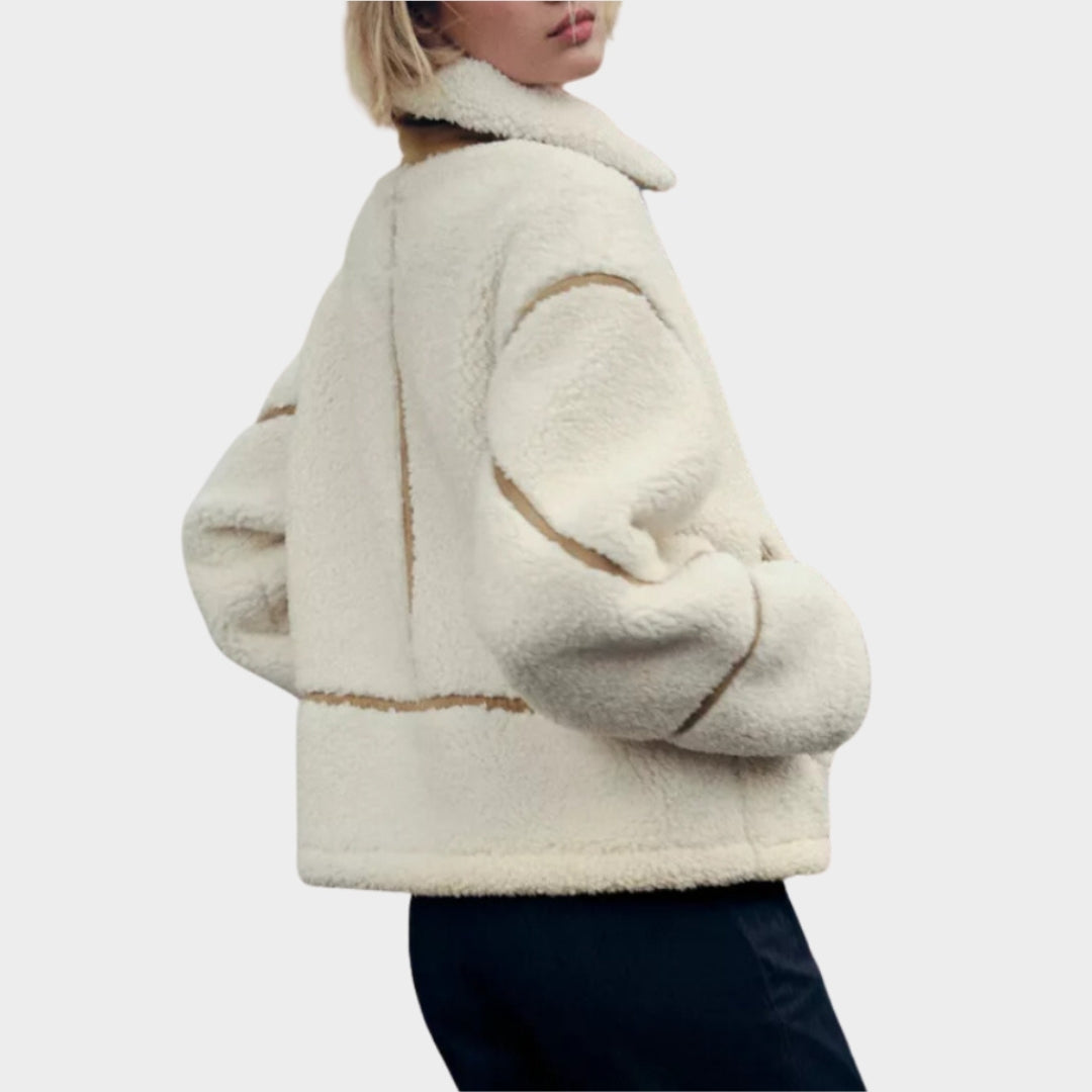 Veste sherpa zippée | Chaleur hivernale stylée
