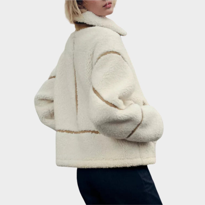 Veste sherpa zippée | Chaleur hivernale stylée