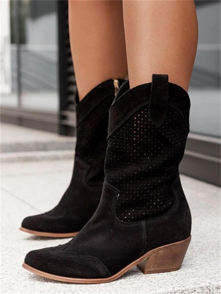 Bottes western | Style estival ajouré
