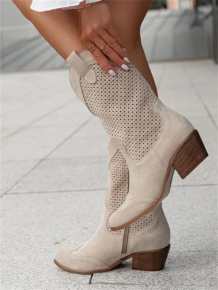 Bottes western | Style estival ajouré