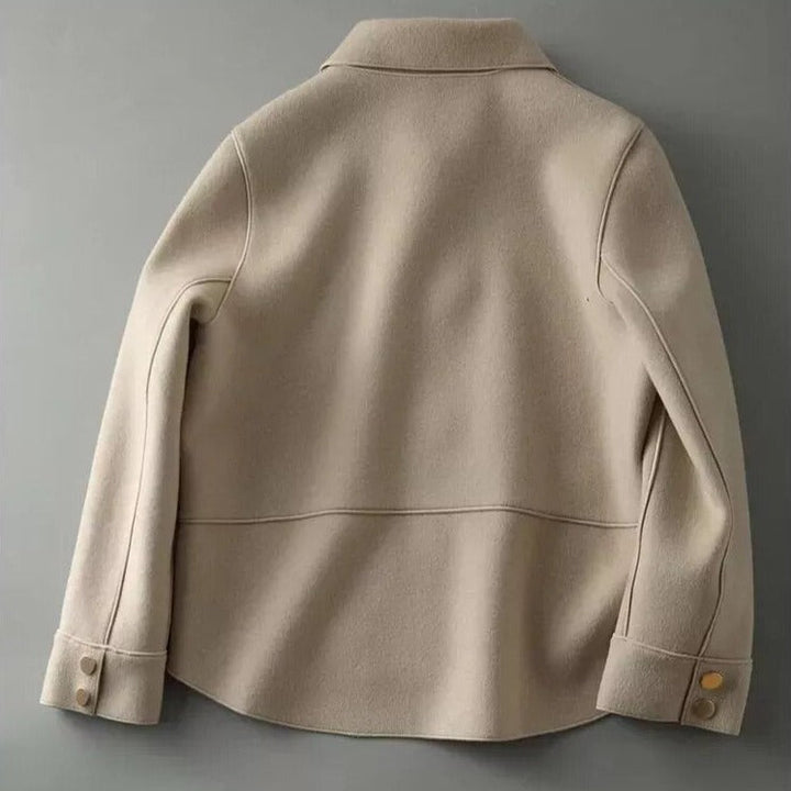 Veste courte style laine | Élégance minimaliste pour l'automne
