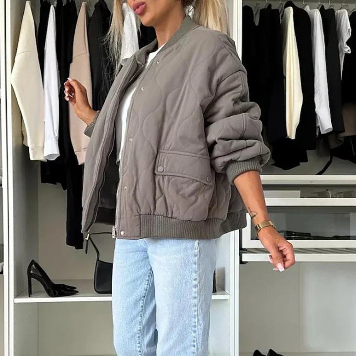 Blouson matelassé zippé | Confort chaud et style tendance