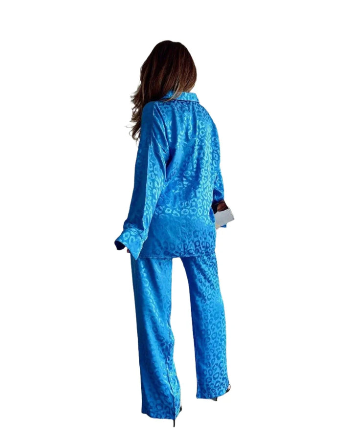 Ensemble deux pièces satiné | Style raffiné pour toutes occasions
