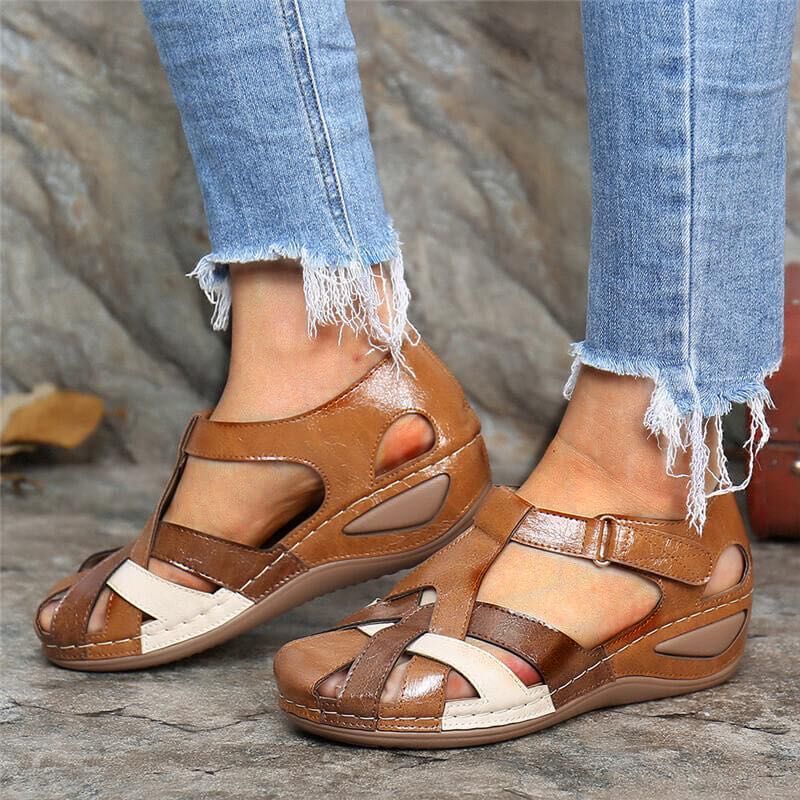 Sandales vintage orthopédiques | Confort et style au quotidien