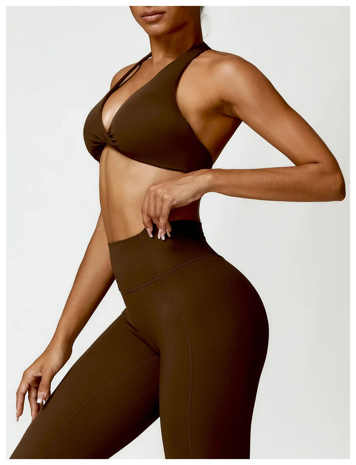 Brassière sport dos-nu | Style épuré pour l'entraînement actif