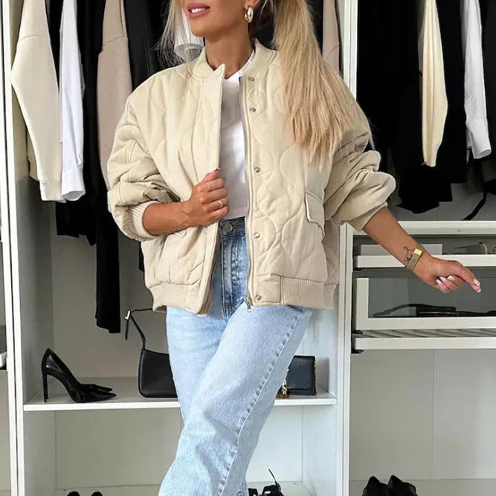 Blouson matelassé zippé | Confort chaud et style tendance