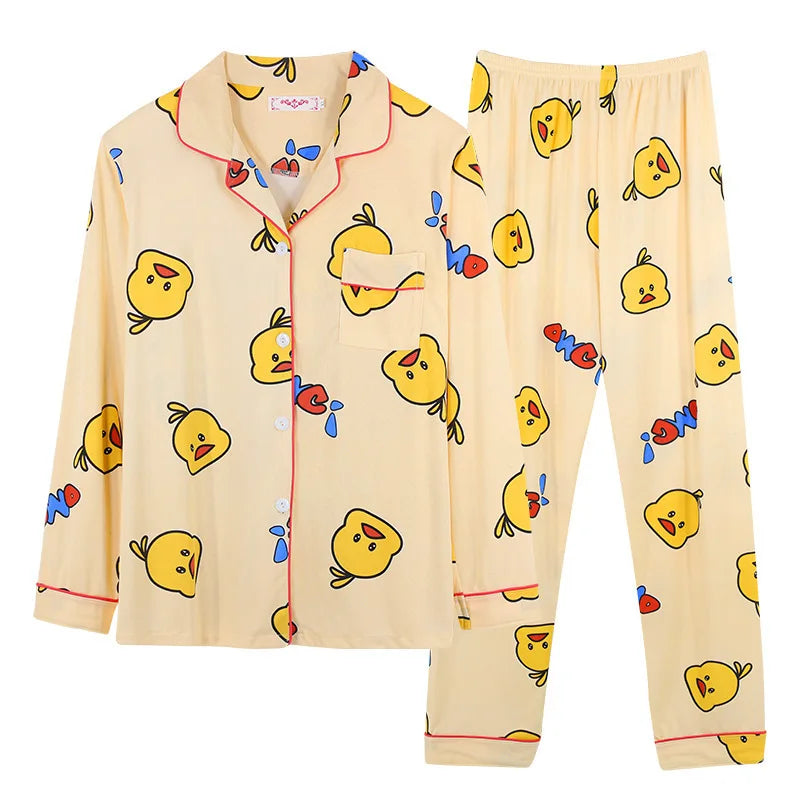 Pyjama deux-pièces imprimé cœurs | Confort à la maison