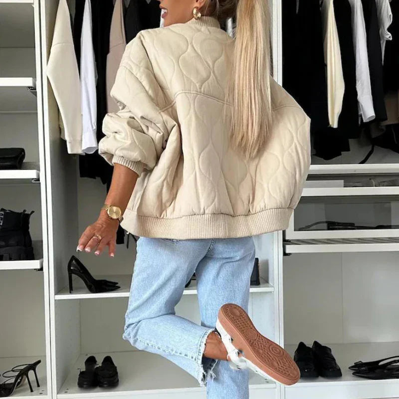 Blouson matelassé zippé | Confort chaud et style tendance