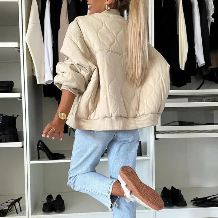 Blouson matelassé zippé | Confort chaud et style tendance