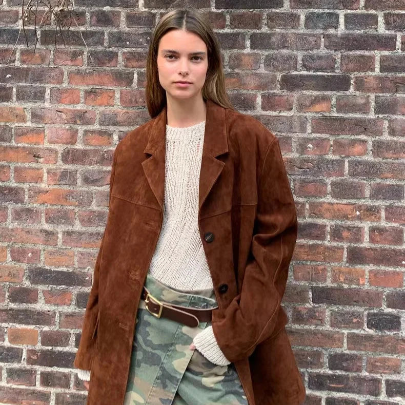 Manteau trench ample | Élégance urbaine automnale