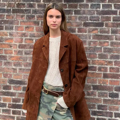 Manteau trench ample | Élégance urbaine automnale