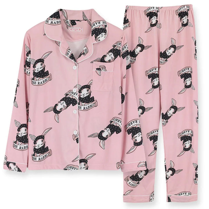 Pyjama deux-pièces imprimé cœurs | Confort à la maison