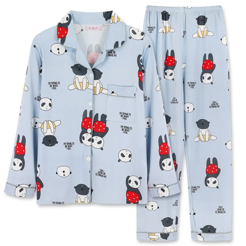 Pyjama deux-pièces imprimé cœurs | Confort à la maison